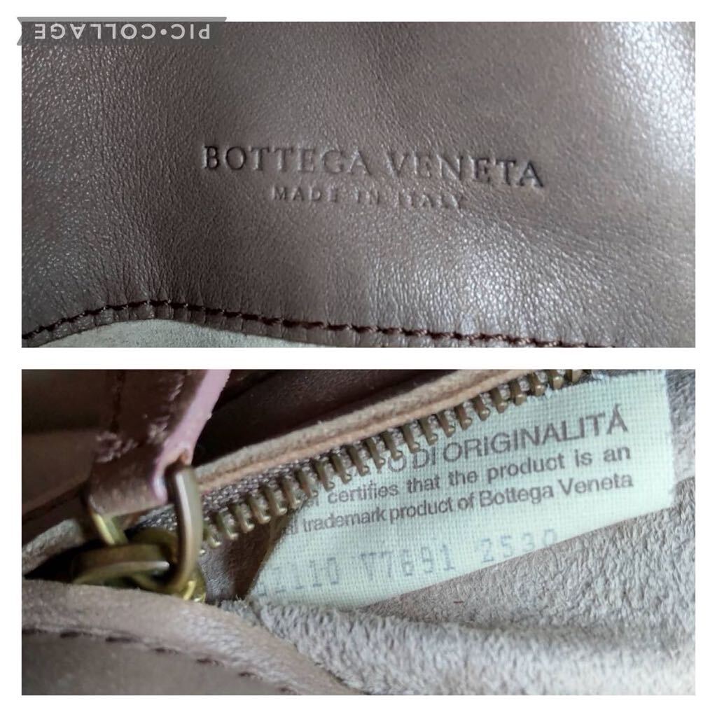 1 иен [. высота. замечательная вещь ]BOTTEGA VENETA Bottega Veneta ручная сумочка one сумка на плечо кожа сетка очарование имеется оттенок бежевого 