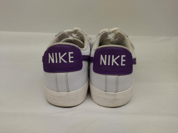 ★41　Nike Blazer Low Leather White Purple ナイキ ブレーザー ロー レザー ホワイト パープル_画像3
