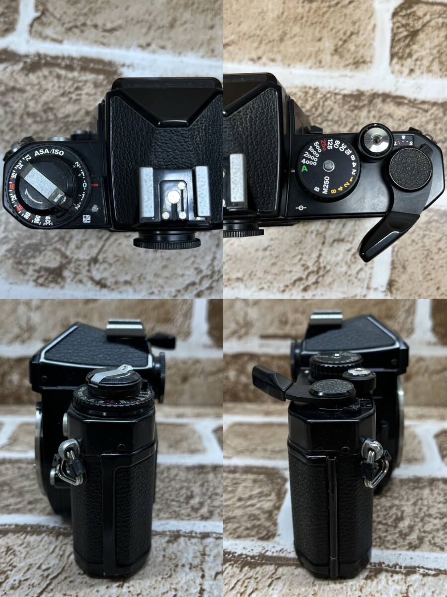 【1円スタート】Nikon FE2 ブラック フィルムカメラ レンズ 動作未確認品 ジャンク ニコン カメラ の画像3