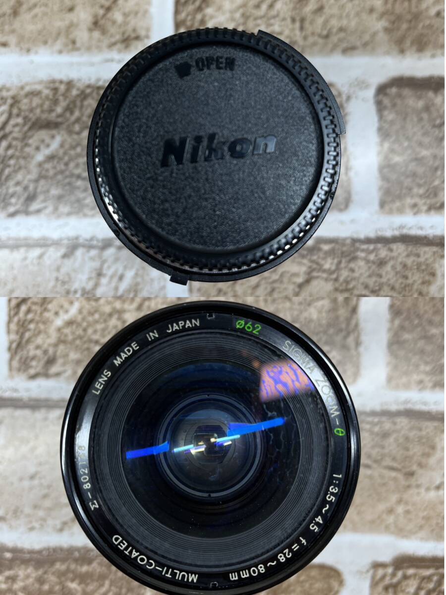 【1円スタート】Nikon FE2 ブラック フィルムカメラ レンズ 動作未確認品 ジャンク ニコン カメラ の画像4