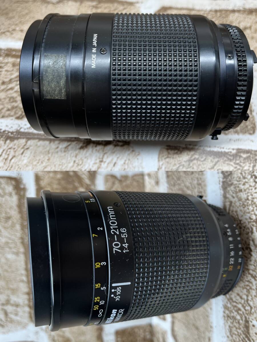 【1円スタート】Nikon FE2 ブラック フィルムカメラ レンズ 動作未確認品 ジャンク ニコン カメラ の画像6