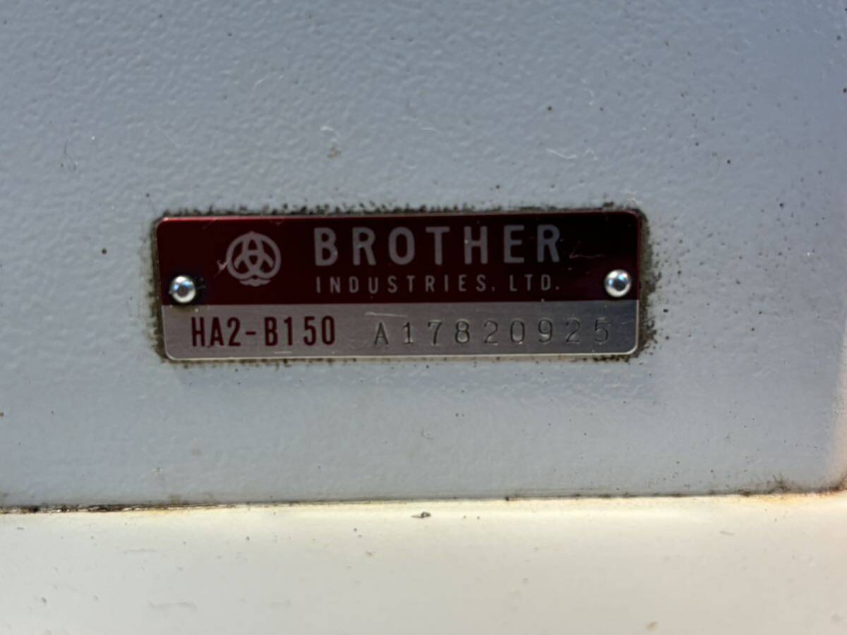【 продаю как нерабочий    не проверена 】  brother   швейная машина   голова    только BROTHER Deluxe150 HA2-B150  Сёва  ретро 