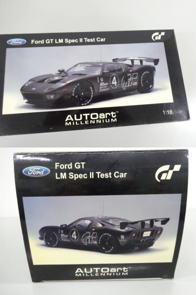 新品 未使用品 AUTO art MILLENNIUM オートアート ミレニアム Ford GT LM Spec Ⅱ Test Car フォード ミニカー 1:18 ブラック 黒_画像9