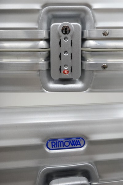 RIMOWA リモワ TOPAS トパーズ 104L 4輪 932.77 大型 キャリーケース スーツケース シルバー アルミ 大容量 TASロック_画像6
