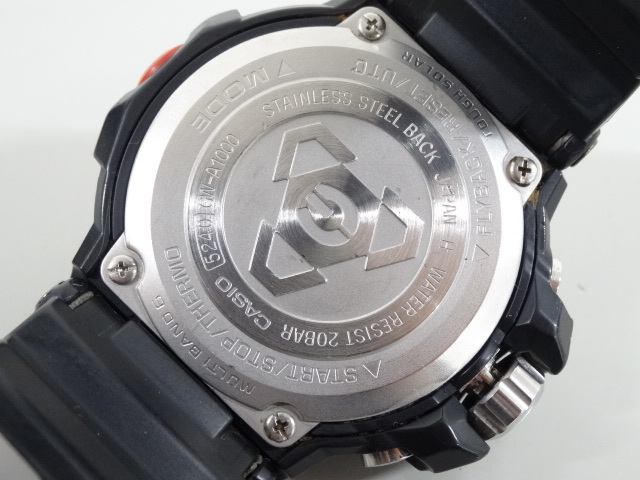 ジャンク 2点セット まとめて CASIO カシオ G-SHOCK Gショック スカイコックピット GW-A1000 タフソーラー GDF-100 クオーツ 腕時計の画像5