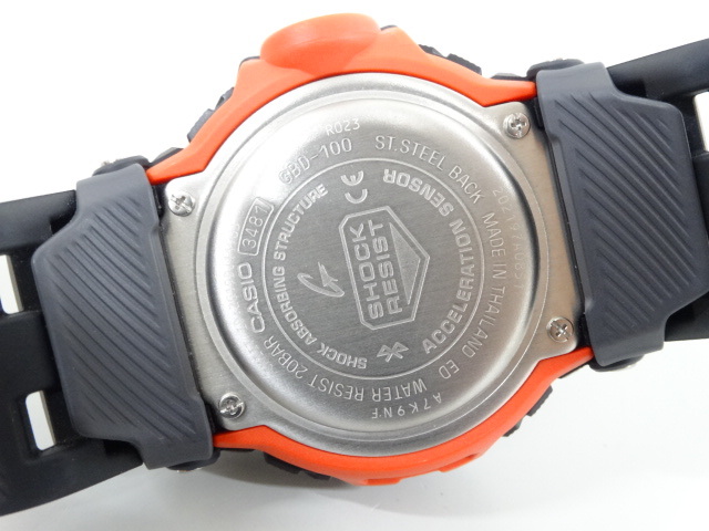 ジャンク CASIO カシオ G-SHOCK Gショック GBD-100 メンズ デジタル クオーツ 腕時計の画像5