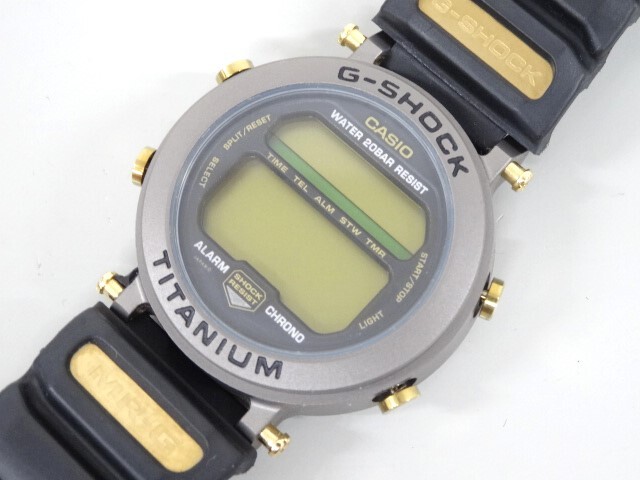 ジャンク CASIO カシオ G-SHOCK Gショック MR-G MRG-1 TITANIUM チタニウム 20BAR デジタル クオーツ 腕時計_画像1