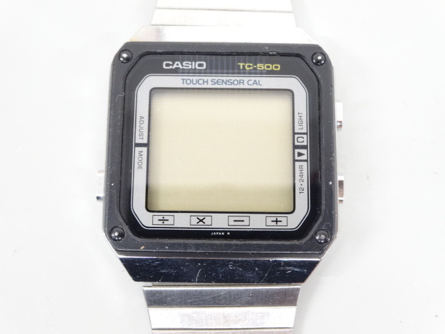 ジャンク 3点セット まとめて CASIO カシオ アラームクロノグラフ WS-77 W-35 カジキ TOUCH SENSOR CAL TC-500 デジタル 腕時計_画像3