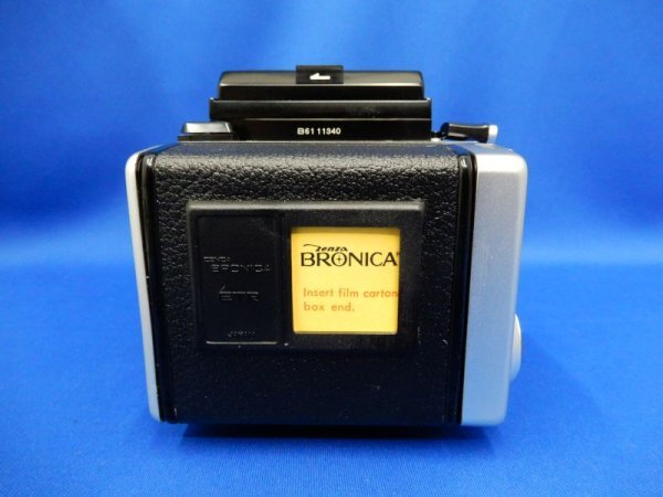 A02440★ZENZA BRONICA ゼンザブロニカ ETR カメラ ZENZAZON MC 1:2.8 f=75mm レンズ / 120 現状品 美品 趣味 説明書の画像4