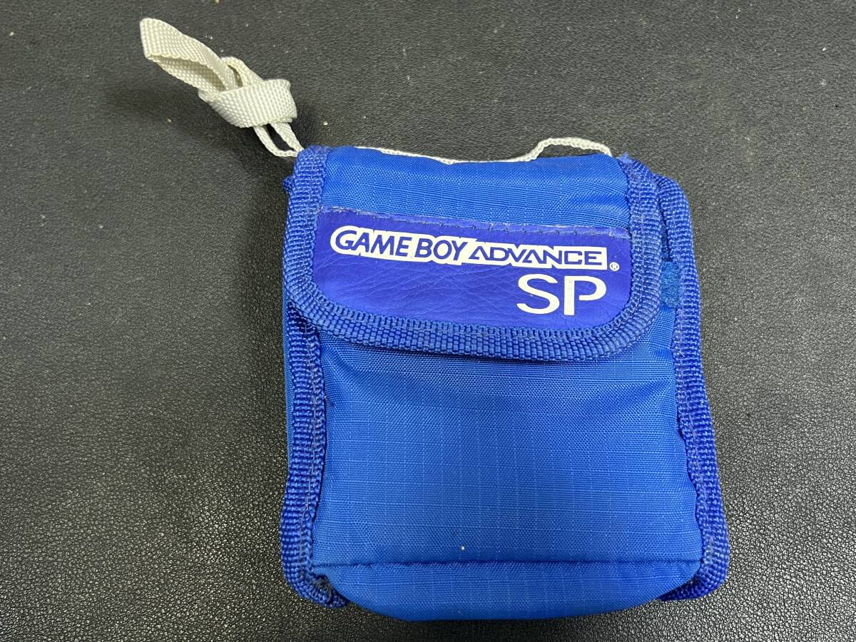  nintendo original GB Game Boy Advance SP special case pouch blue blue 