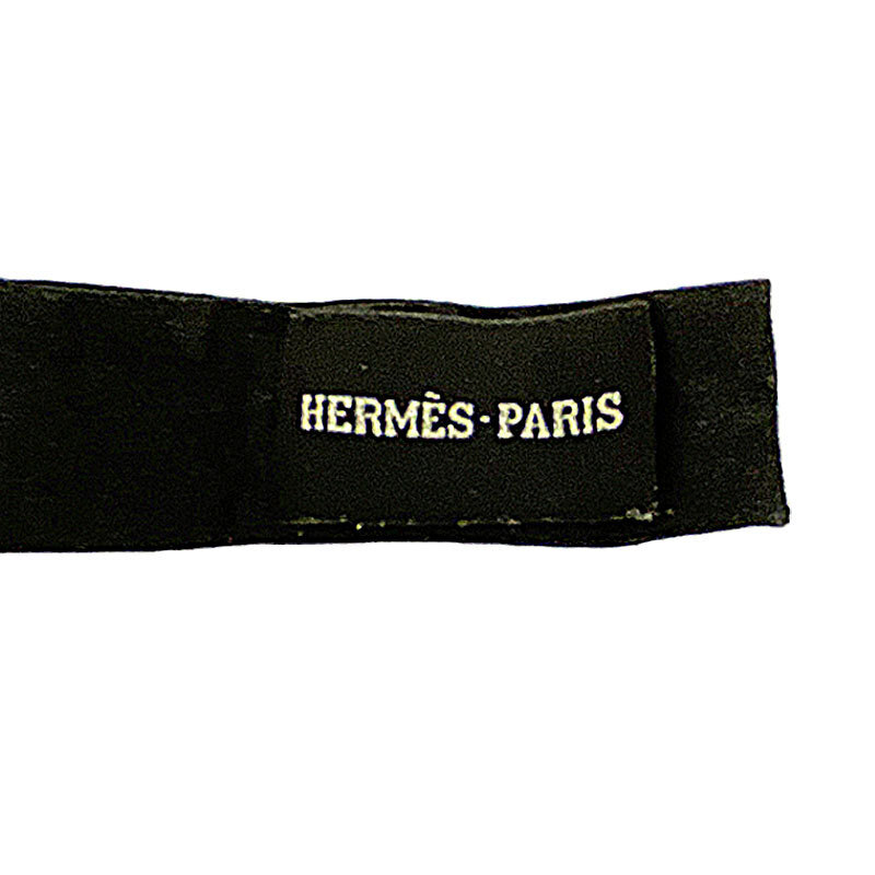 ◆大幅値下げ◆ HERMES エルメス　付け襟　カラー　ビジュー　黒　首回り28～42cm　中古B【辻屋質店A0305】_画像5