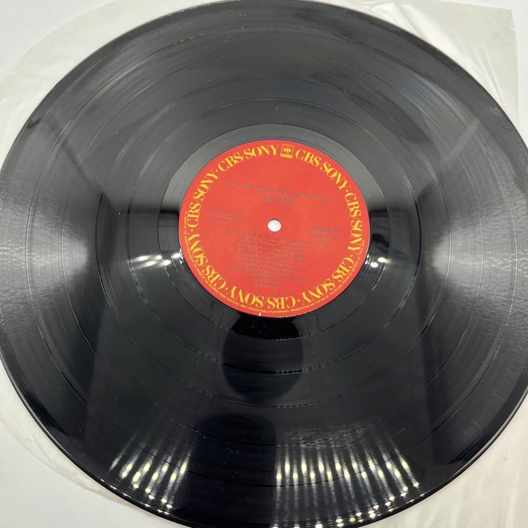 【赤帯付き】 トップガン オリジナル サウンドトラック LP レコード サントラ　トム クルーズ 映画 ハリウッド レア _画像4