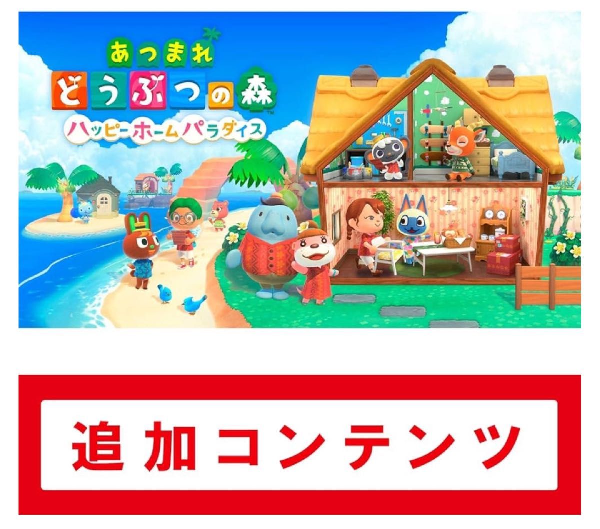 ニンテンドースイッチ版　どうぶつの森　追加コンテンツセット あつまれどうぶつの森　 Nintendo  あつもり Switch