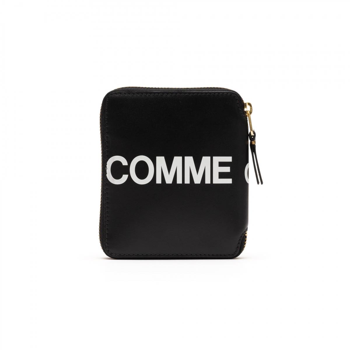 【新品未使用】■Comme des Garcons コムデギャルソン財布　Huge Logo Wallet (Black SA2100HL) 黒 Black ■【ロゴ】 GIFT