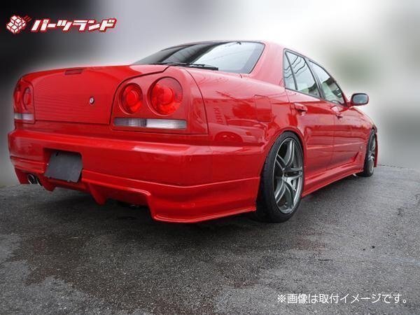 GT-Rルック スカイライン R34 34 4ドア 4door エアロ セット 3点 GT-R タイプ GTR 風 リアハーフ フロントバンパー サイドステップ_画像6