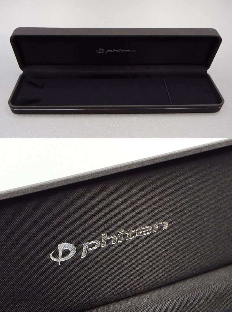 【中古】Phiten ファイテン チタン 水晶 ネックレス 40cm(3mm玉) ケース付き /アクセサリー 健康 グッズ ヘルスケア（札）_画像7