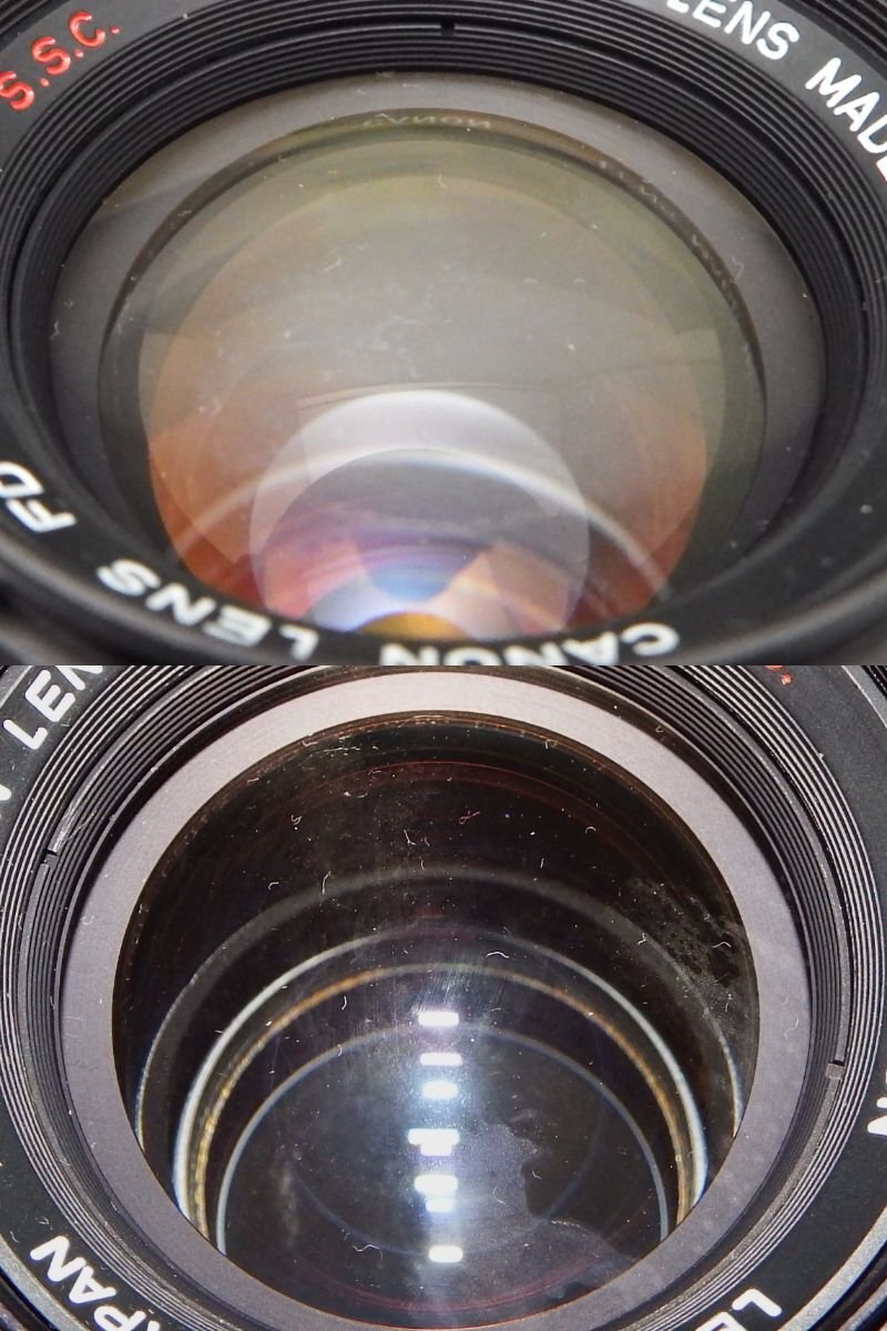 #【未チェック・ジャンク】Canon キヤノン AE-1 カメラ レンズ/FD50mm F1.4 S.S.C. フィルター/ストラップ付 現状品 一眼レフカメラ（札）_※下画像はフラッシュをたいて撮影