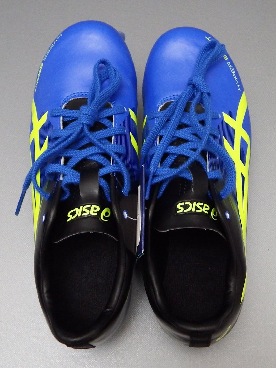 #【タグ付】asics アシックス HYPERSPRINT 7 ハイパースプリント 1093A087 400 23.5cm 訳あり ハンドル付 陸上スパイク 兼用 短距離(札)_画像3