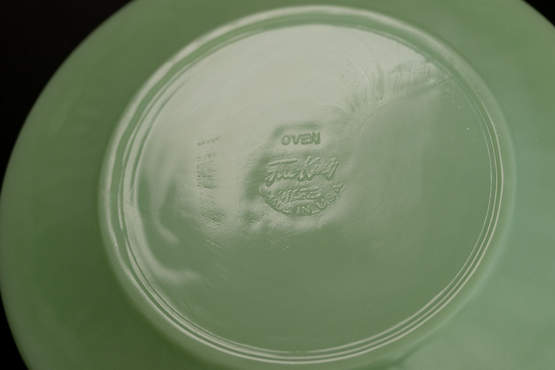  прекрасный товар! Fire King Jedi je-n Ray салат plate жаростойкий молоко стакан кекс plate античный Vintage 