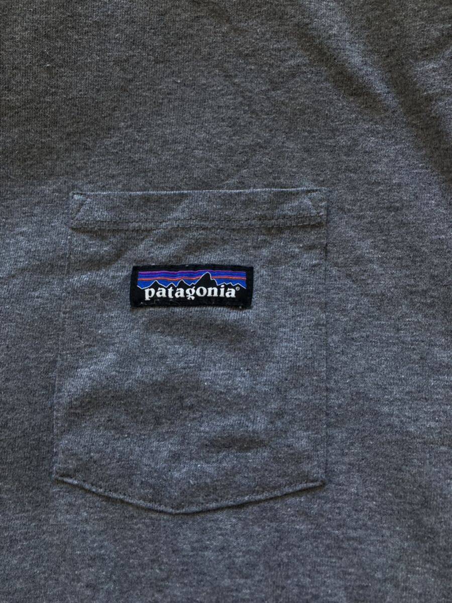 パタゴニアメンズデイリーポケット Tシャツ　　　　　　　　　　　Patagonia サイズL グレー_画像3