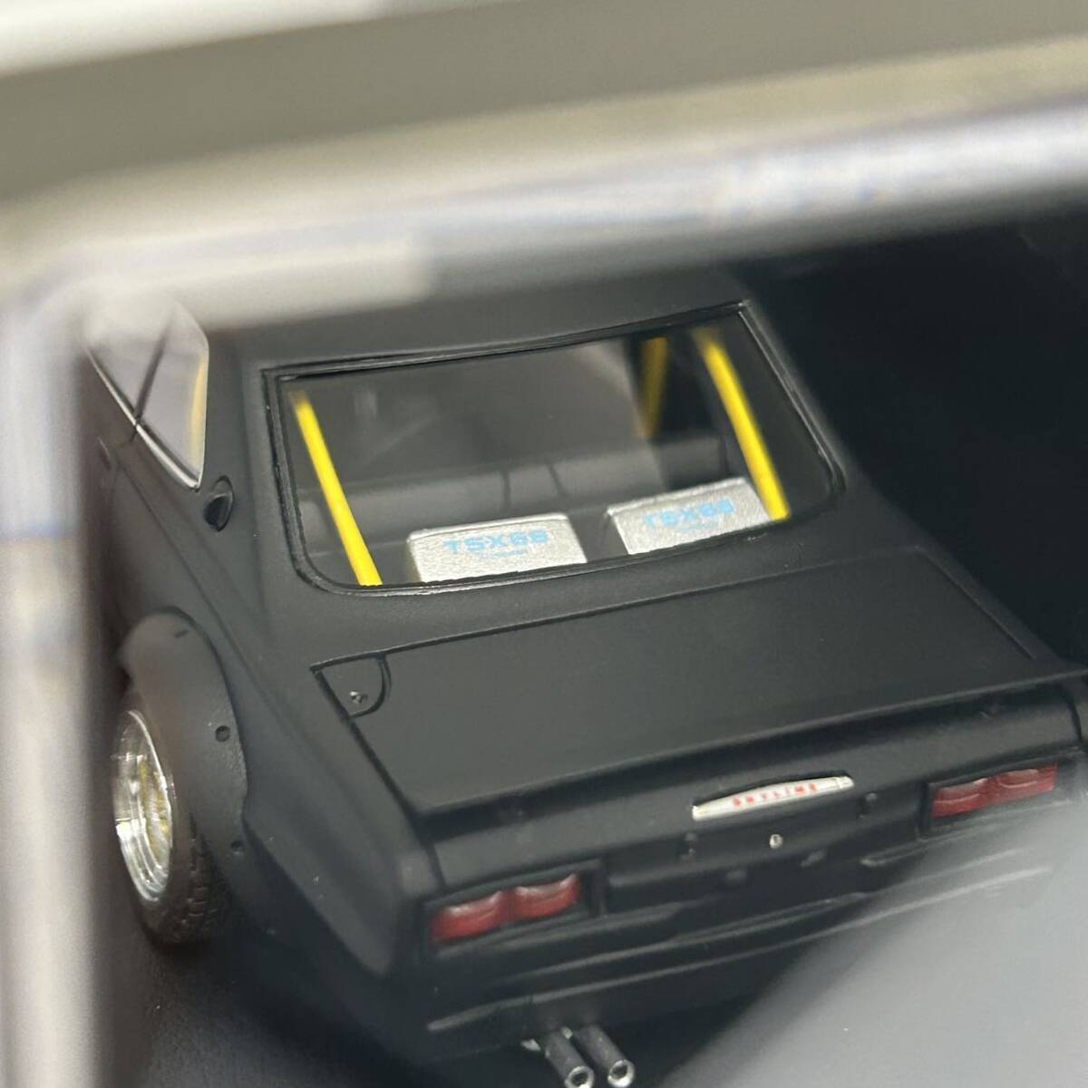 未使用　ignition model Nissan LB-WORKS Hakosuka 2Door Matte Black 0716 ミニカー 1/43スケール 日産_画像7