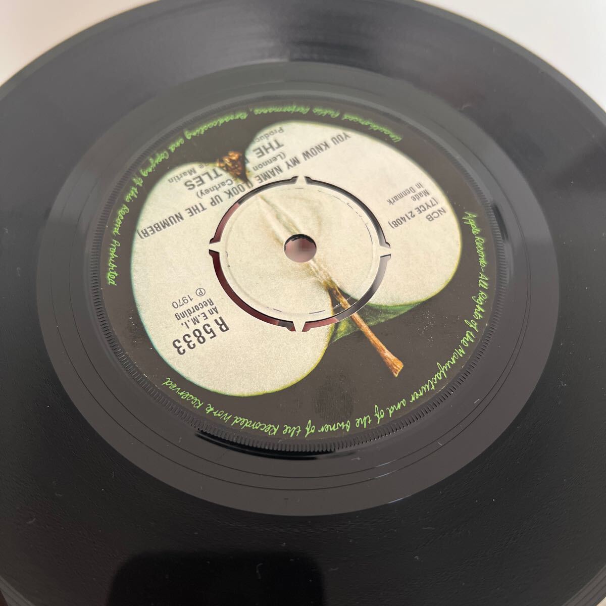  height sound quality Denmark record UK the first times same modification mato1U BEATLES LET IT BE Beatles let ito Be EP 7 -inch single record Denmark R5833