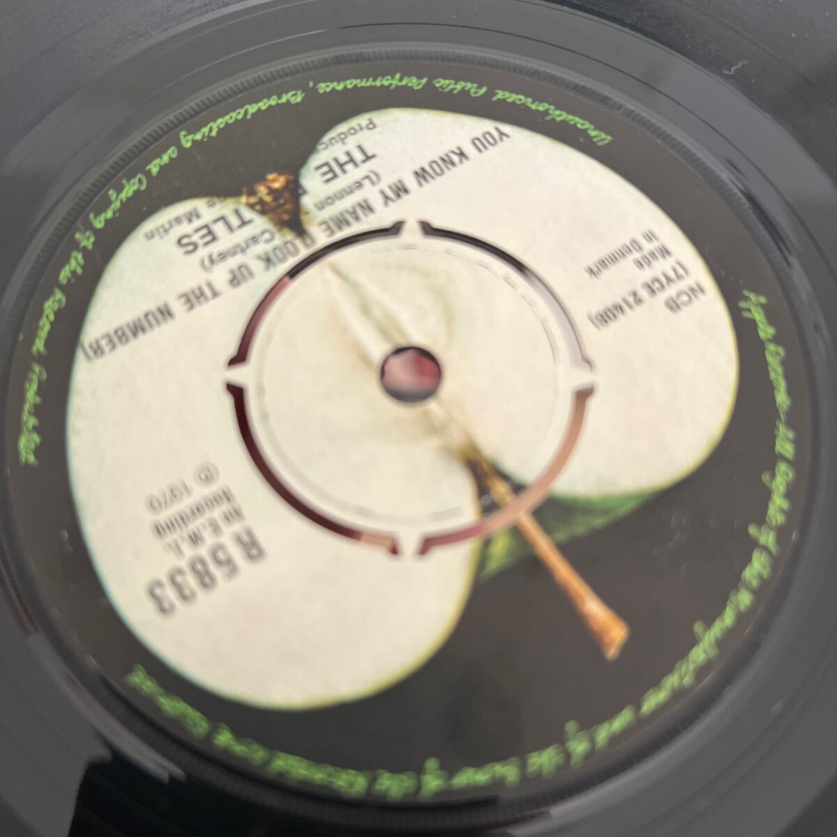  height sound quality Denmark record UK the first times same modification mato1U BEATLES LET IT BE Beatles let ito Be EP 7 -inch single record Denmark R5833