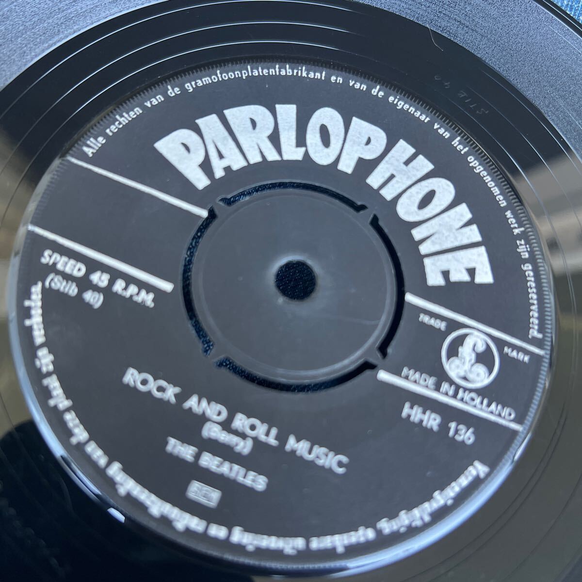 オランダ盤　廃盤EP beatles no reply / rock and roll music レコード　ビートルズ　HHR136_画像3