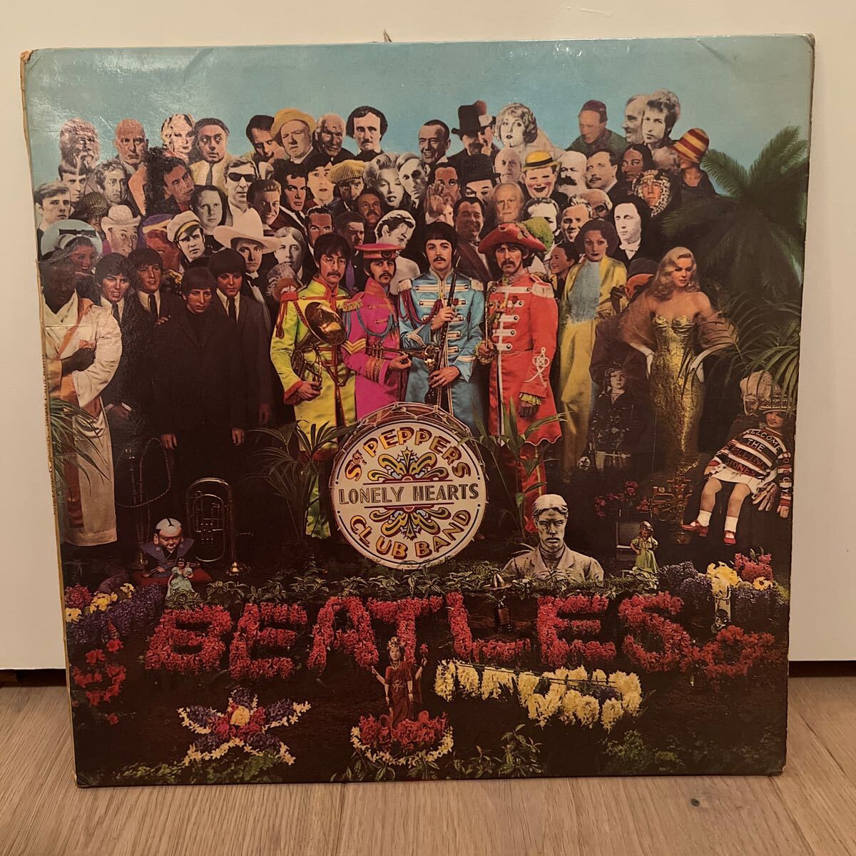 UKモノ　リマーク有　黄マト1(2RPH,0RMG)　Beatles Sgt Pepper's Lonely Hearts Club Band ビートルズ LPレコード mono サージェント　_画像1