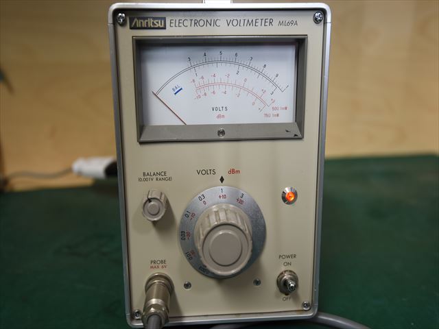 Anritsu アンリツ ML69A VOLTMETER  高周波電圧計 MA-61A付の画像4