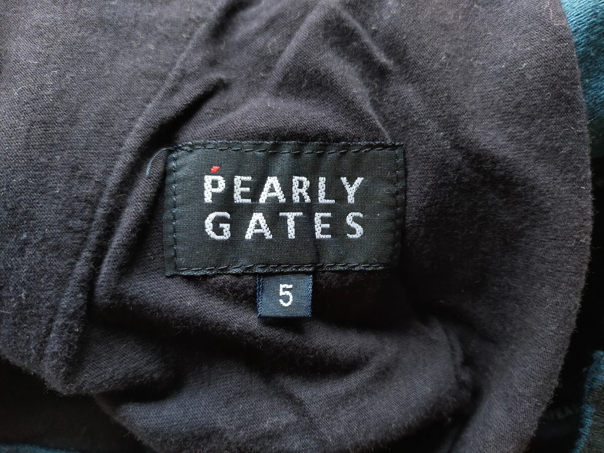 スウェット生地【美品/サンプル品】PEARLY GATES ショートパンツ メンズ 5 ゴルフ パーリーゲイツ ハーフパンツ PGロゴ マスターバニー _画像6