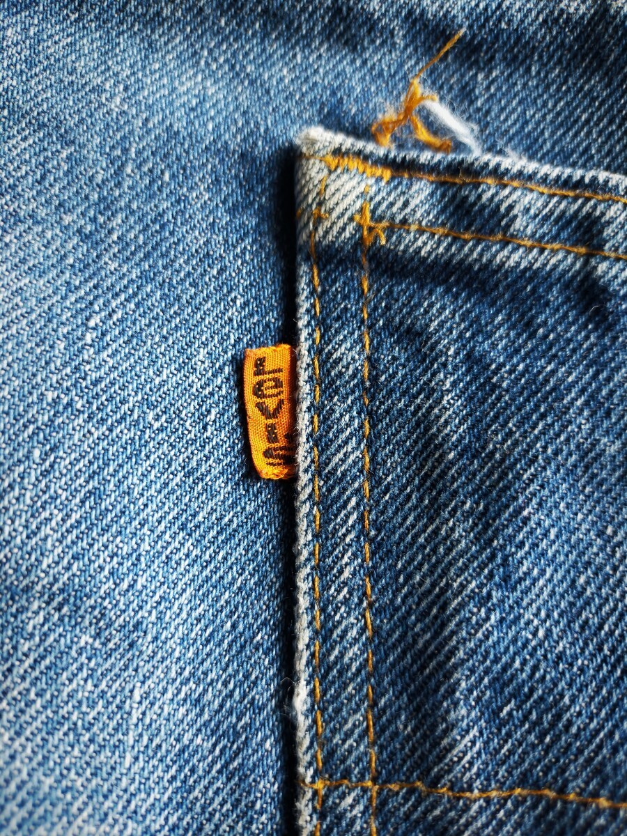 USA製【美品】80s Levis 517 ブーツカット デニムパンツ w34 リーバイス フレア ジーンズ ジーパン 70s 66 505 501 646 VINTAGE LVC USA _画像3