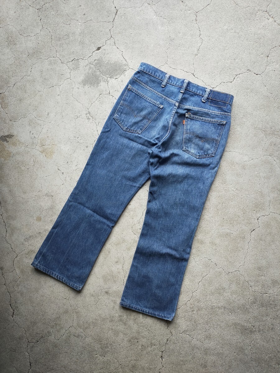 USA製【美品】80s Levis 517 ブーツカット デニムパンツ w34 リーバイス フレア ジーンズ ジーパン 70s 66 505 501 646 VINTAGE LVC USA _画像2