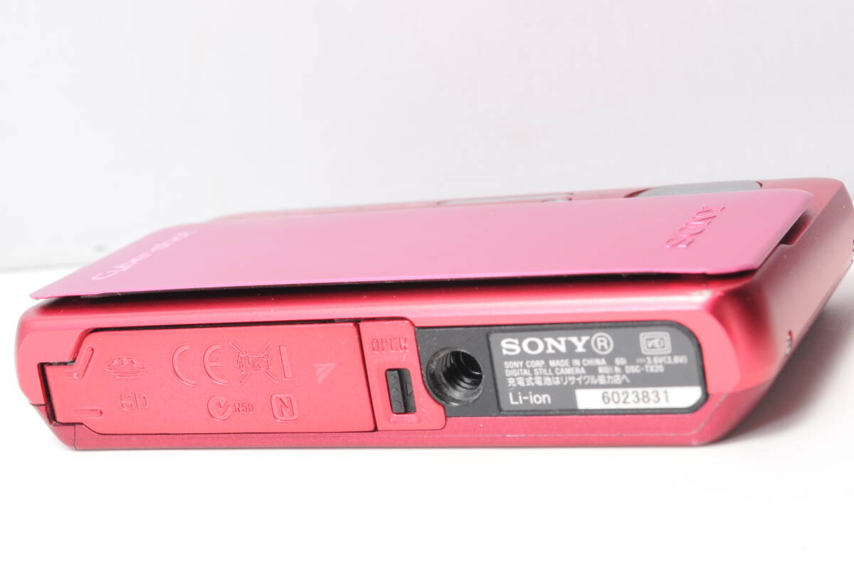 〓外観綺麗〓ソニー SONY Cyber-shot DSC-TX20 ピンク_画像3