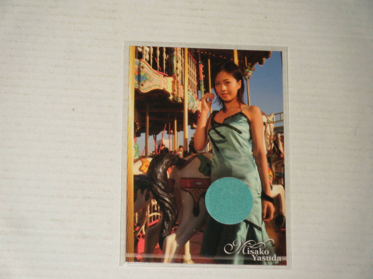 □■エトワール(2006)/安田美沙子 プレミアムコスチュームカード(薄緑ワンピースドレス)_画像1