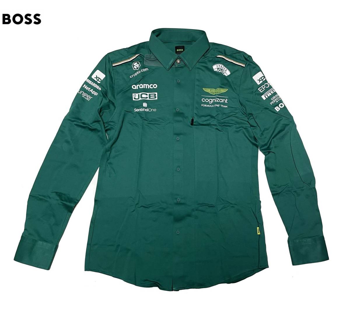 アストンマーティンF1 2023支給品 チーム上層部用 長袖ピット アストンマーティンF1 2023支給品 チーム上層部用 長袖ピット
