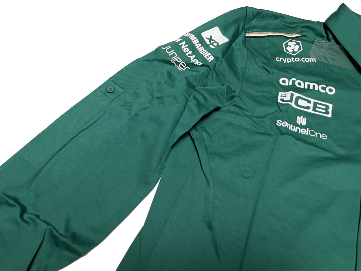 アストンマーティンF1 2023支給品 チーム上層部用 長袖ピット アストンマーティンF1 2023支給品 チーム上層部用 長袖ピット