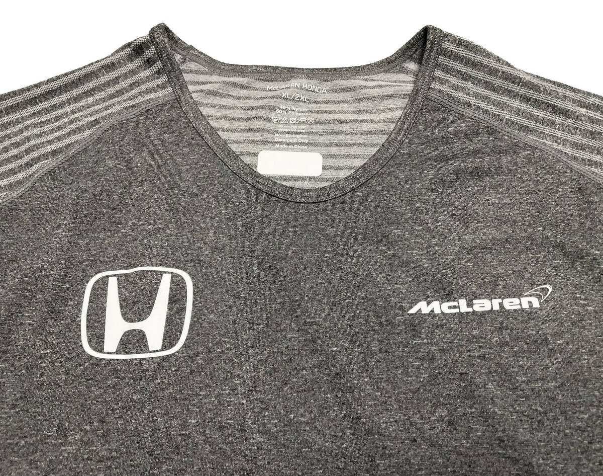 マクラーレン・ホンダ 2017支給品 Tシャツ フルロゴ版 XL/2XL マクラーレン・ホンダ 2017支給品 Tシャツ フルロゴ版 XL/2XL
