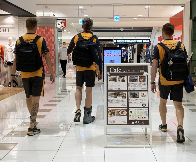 マクラーレン 支給品 TUMI製 バックパック 非売品 ノリス マクラーレン 支給品 TUMI製 バックパック 非売品 ノリス