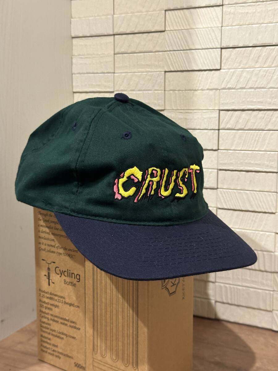 試着のみの美品！クラストバイクスCRUST BIKES キャップ crust embroidered hat ブルーラグbluelug サークルズ サーリーallcity 好きにの画像2