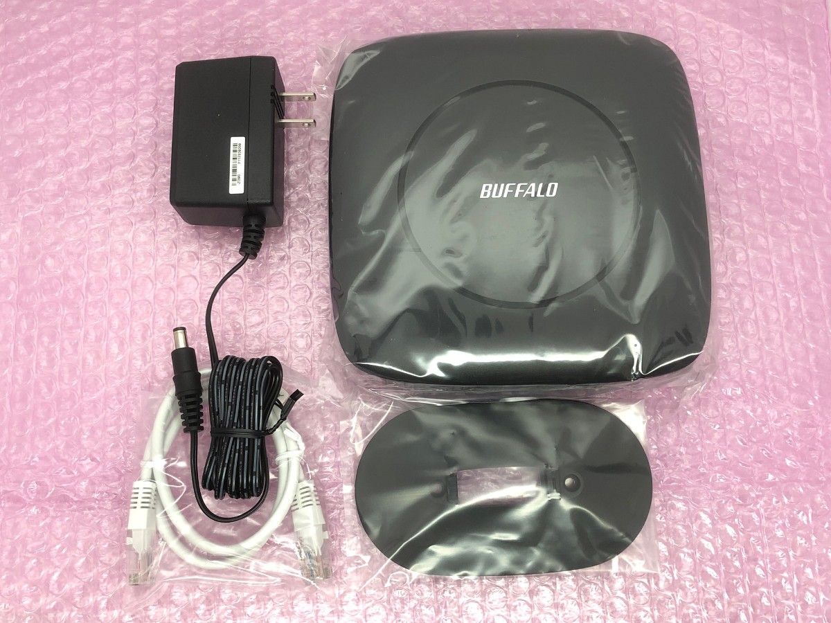 ●美品●BUFFALO　無線LAN親機　Wi-Fi6 対応ルーター　WSR-3200AX4S-BK　最新規格　WiFi 6　対応