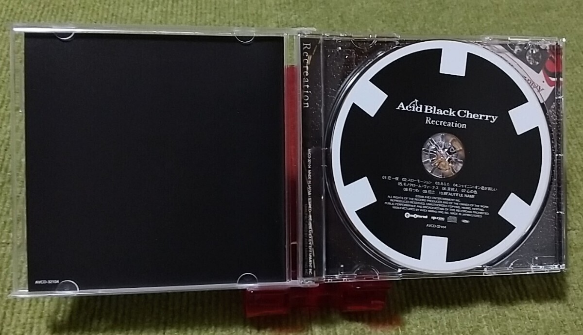 【名盤！】Acid Black Cherry Recreation カバーCDアルバム 恋一夜 スローモーション あなた 異邦人 待つわ 初恋 ベスト best Janne Da Arc_画像2