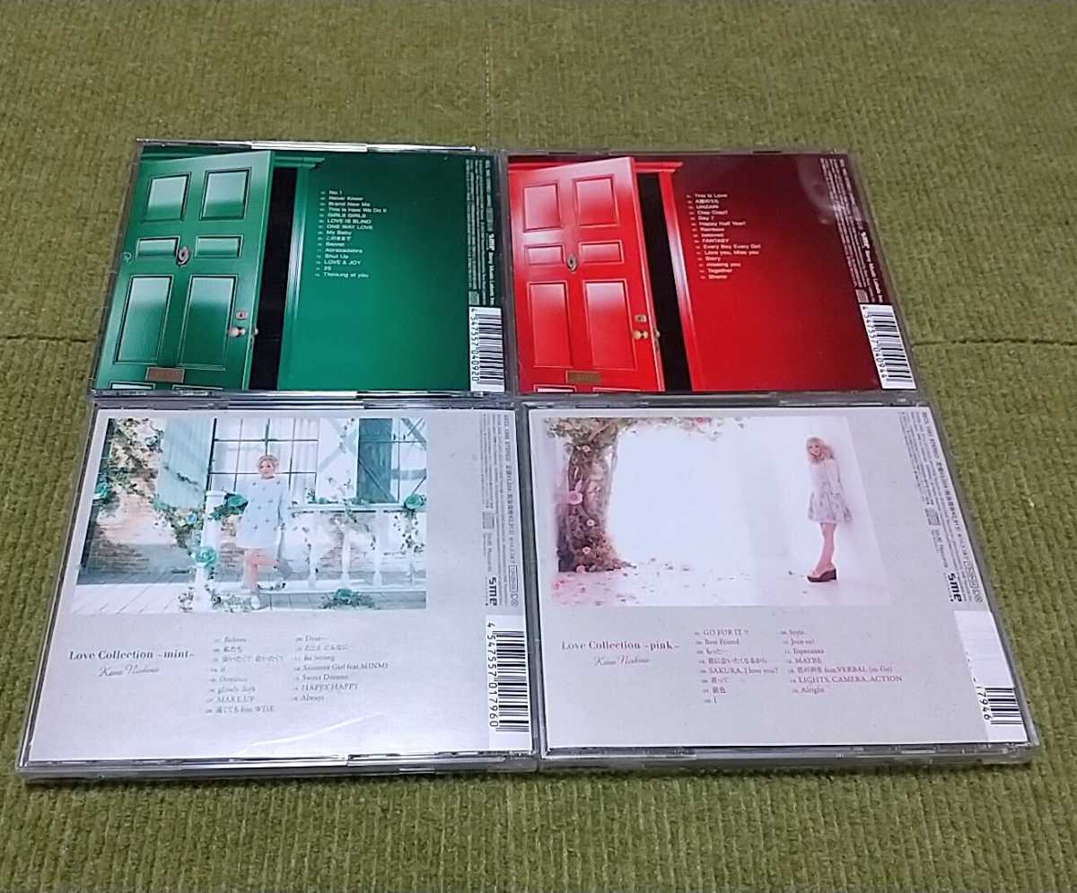 【名盤！】西野カナ ベストCDアルバム Best love collection mint pink secret collection Red green 4枚セット Dear if 他 全60曲入り _画像3