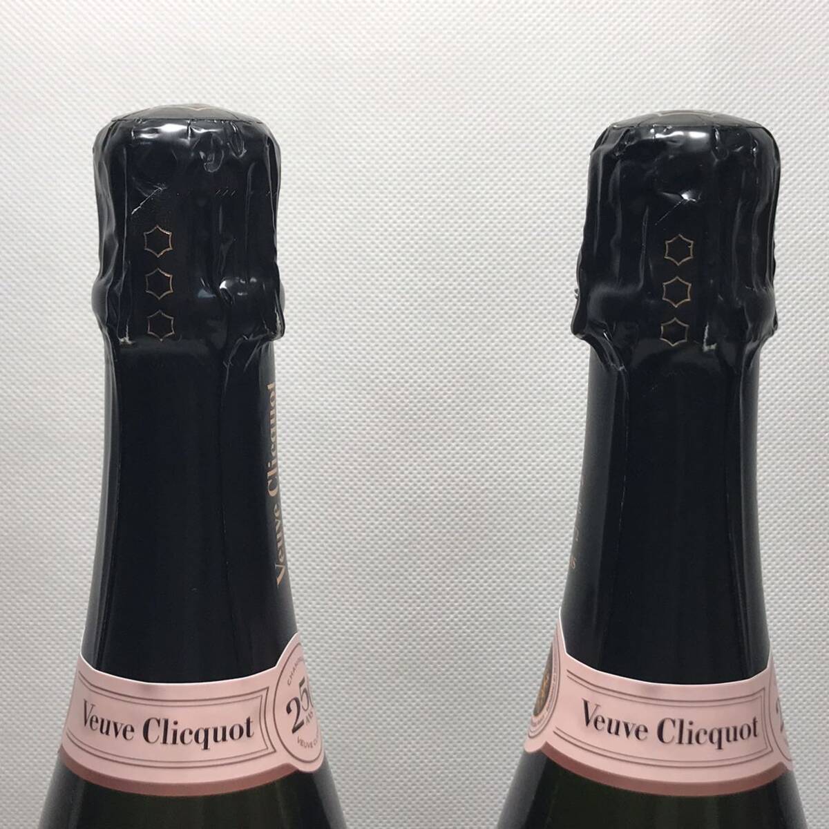 【大黒屋】ヴーヴクリコ ロゼ ローズラベル 2本セット 750ml 12.5% シャンパン Veuve Clicquot ROSE 未開栓の画像4