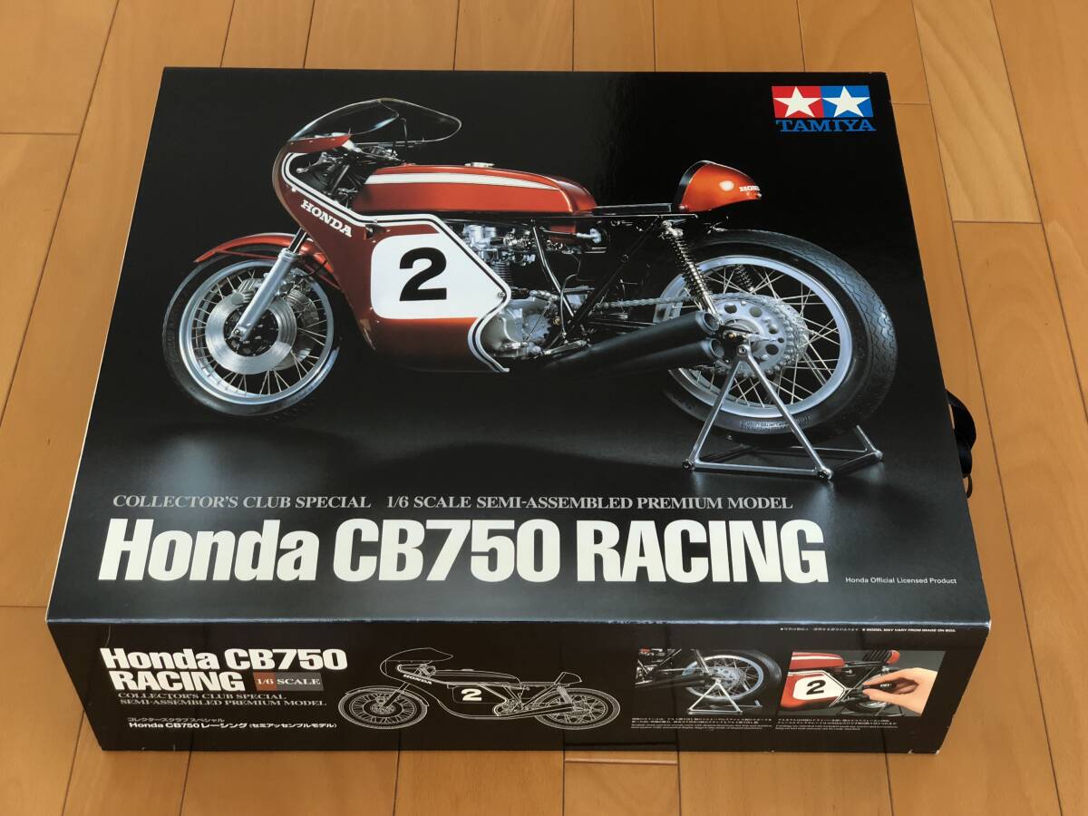 Honda CB750 RACING 1/6 SCALE COLLECTOR'S CLUB 　タミヤ　セミアッセンブルモデル_画像8