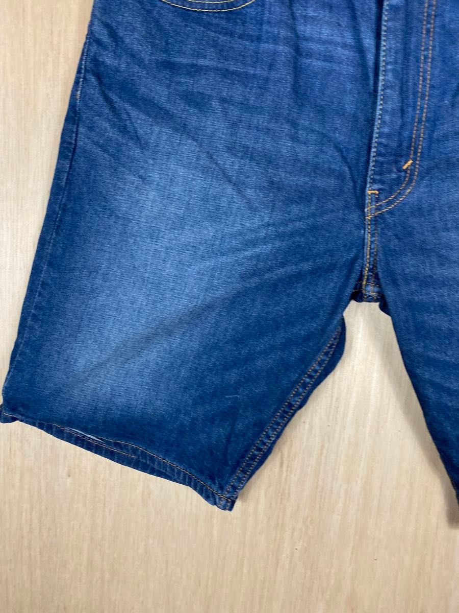 古着　LEVI'S 505 ショートデニムジーンズ　34インチ メンズ リーバイス デニムパンツ　ショートパンツ