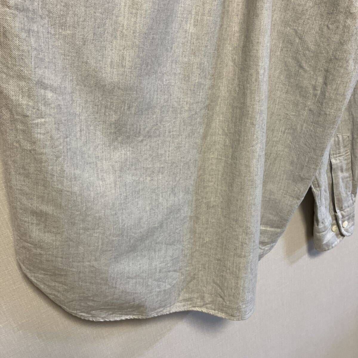  Haversack Haversack / рубашка с длинным рукавом / раунд цвет / серый / хлопок / сделано в Японии / размер L