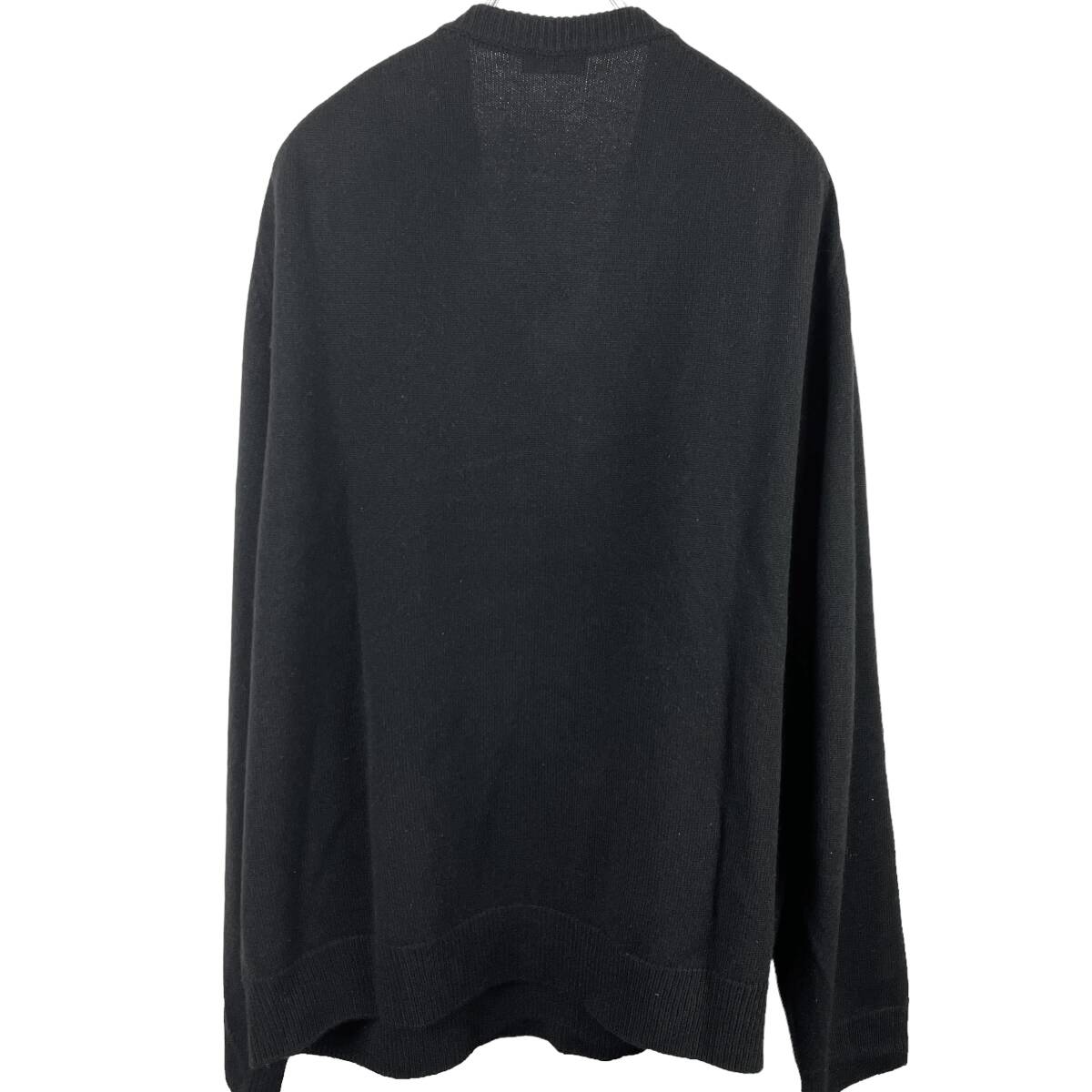 Celine(セリーヌ) Casual Cashmere Longsleeve Sweater Knit (black)_画像6