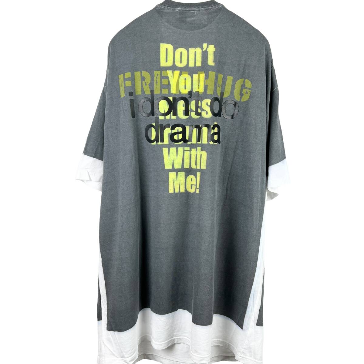 Vetements(ヴェットモン) Generation Alpha Tee ジェネレーションアルファ転写プリント半袖Tシャツ 18AW T Shirt (grey)_画像6