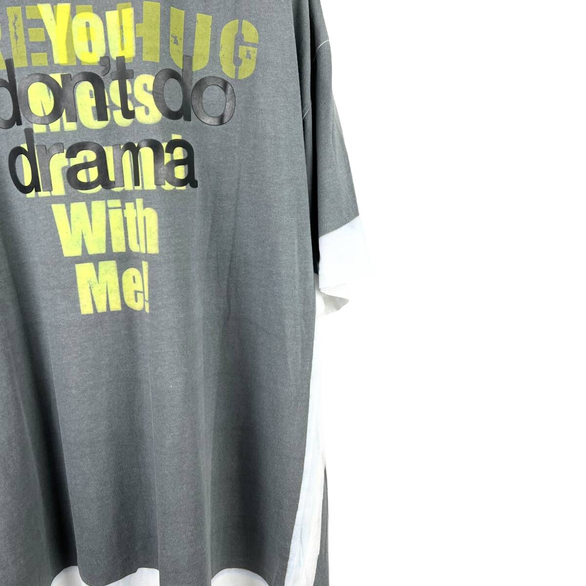 Vetements(ヴェットモン) Generation Alpha Tee ジェネレーションアルファ転写プリント半袖Tシャツ 18AW T Shirt (grey)_画像8